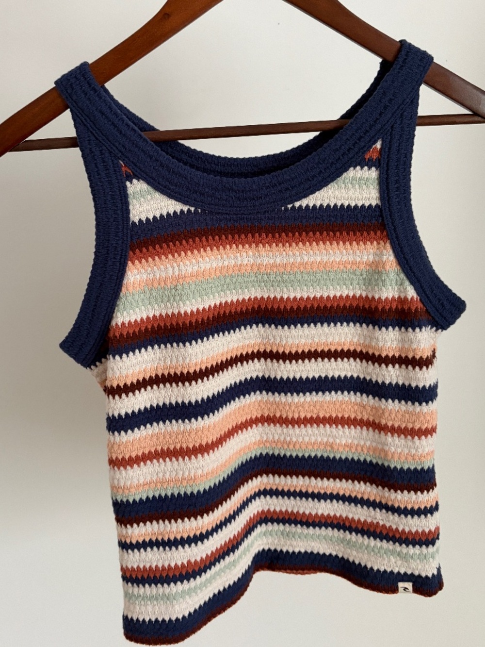 RIP CURL Multicolor knit tank top sz small